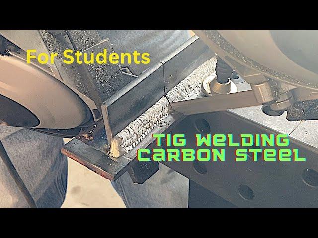 TIG Welding a Carbon Steel Tee Joint MultiPass Fillet Weld