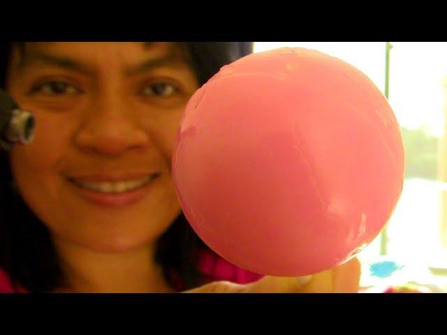 ASMR Eating Original Gourmet Lollipop Bubble Gum ScorpioAnnASMR