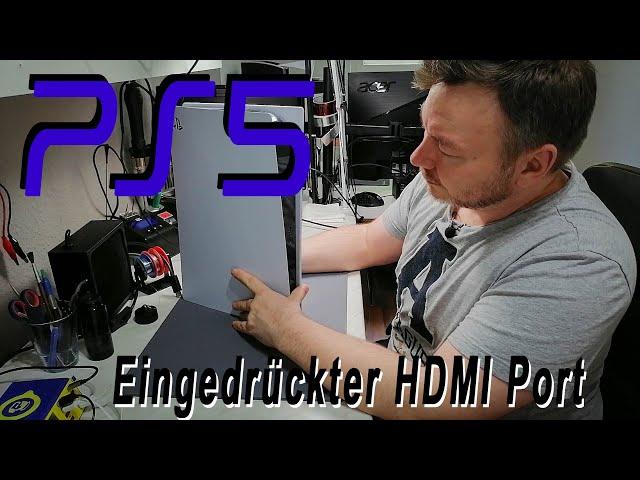 PS5 HDMI Port eingedrückt, Austausch Reparatur - kurz und schmerzlos | PCB Solder