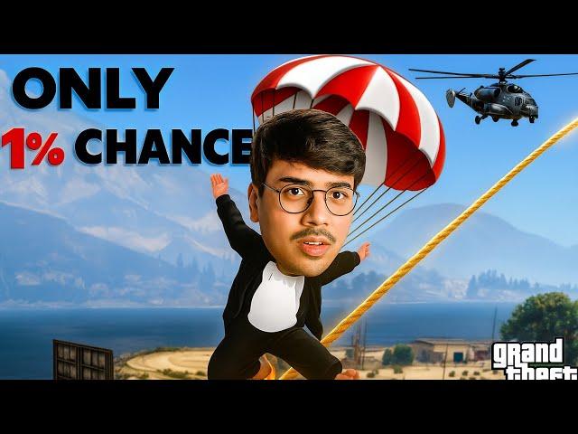5 IMPOSSIBLE PARACHUTE Landings in GTA V | Most DANGEROUS PLACES
