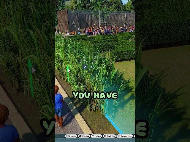  FREE-ROAMING Animals in Planet Zoo! | Planet Zoo Tutorial #shorts