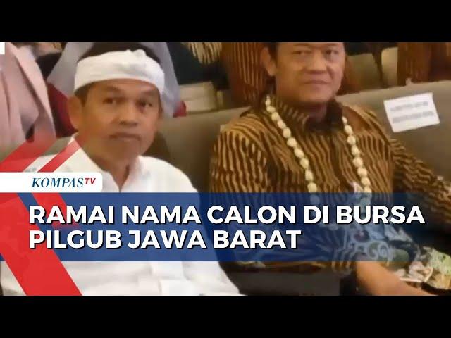 Ramai Nama Calon di Bursa Pilgub Jawa Barat 2024