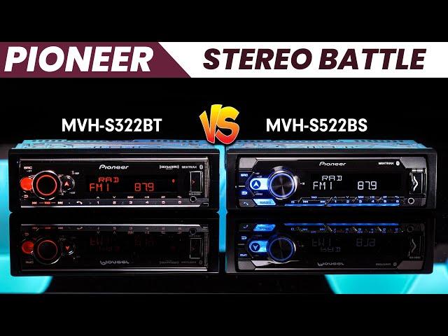 Pioneer MVH-S522BS vs MVH-S322BT - Stereo Battle!