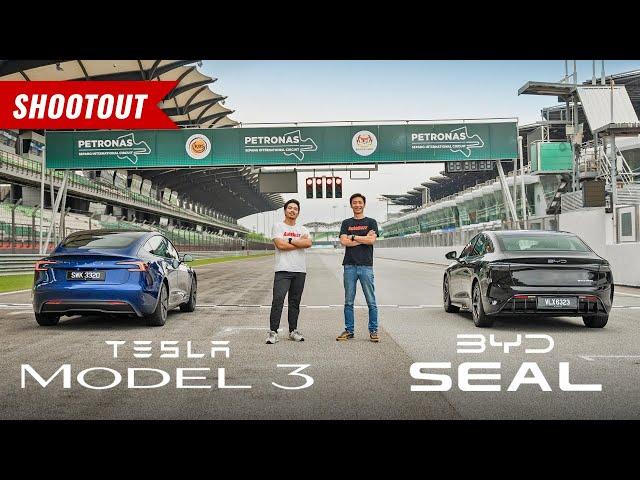 Drag Race: BYD Seal Premium RWD vs Tesla Model 3 RWD - AutoBuzz