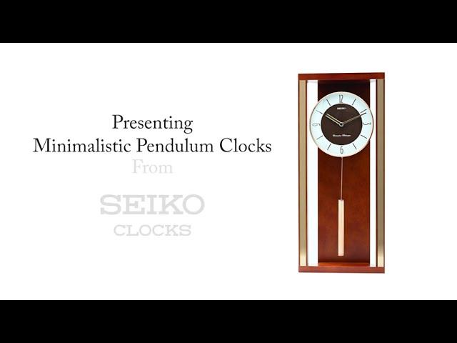 Minimalistic Pendulum Clocks from Seiko Clocks