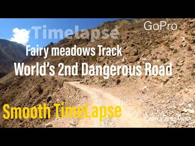 Fairy meadows Road Time lapse in 4K GoPro