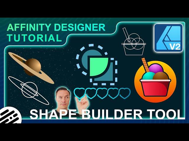 Shape Builder Tool - Affinity Designer Tutorial