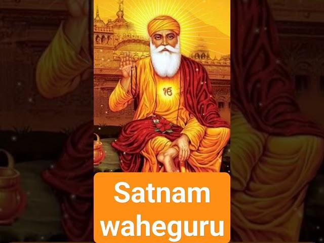 Satnam waheguru | Guru Nanak Dev ji | #satnam #waheguru #gurubani #nanak #sikh #darbarsahib