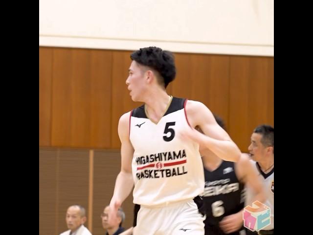 #バスケ 東山vs京都精華 決勝で圧巻プレー連発！近畿新人1位と2位がわずか1枠のインターハイ代表の座を懸け激突 [インターハイ京都予選2024男子決勝] #shorts #高校バスケ