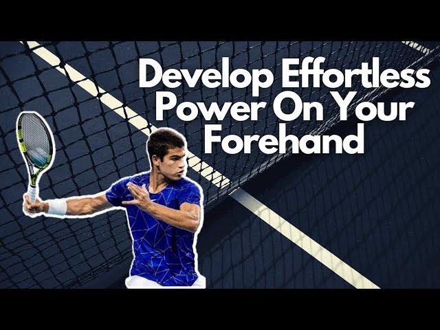 Develop effortless power on the forehand #tennis