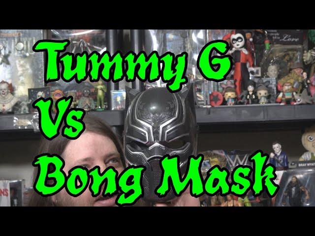 Smoke Sesh With The White Black Panther, Bong Mask