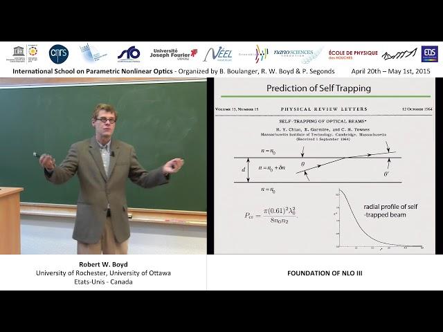 3/44 Foundation of nonlinear optics III