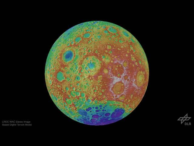 LRO: 3D Lunar Globe (2011) [1080p]