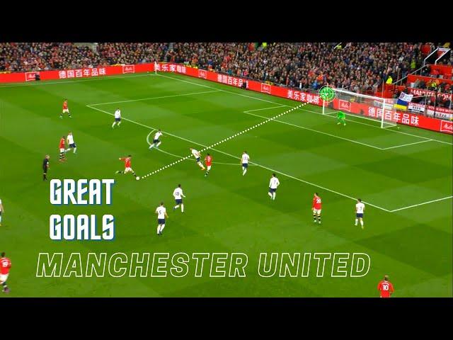 Cristiano Ronaldo's Great Goals For Manchester United | English Commentary |