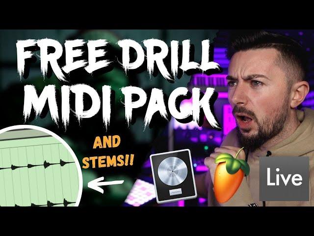 FREE UK DRILL MIDI KIT 2021 (with Jay Cactus) | UK Drill Loop Kit