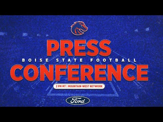 Boise State Football Press Conference: Erik Chinander, CFP Quarterfinal/Fiesta Bowl (Dec. 27, 2024)