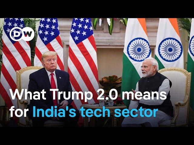 Will India's tech industry benefit from Trump's return to power? | DW Business