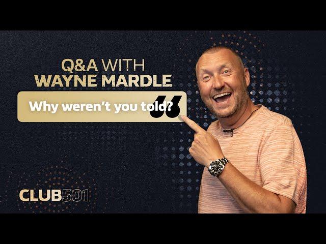 "Why Wasn't I Told?!" | Club 501 with Wayne Mardle