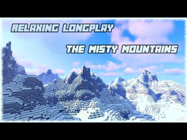 Minecraft - Relaxing Longplay The Misty Mountains 1.18 (No Commentary)