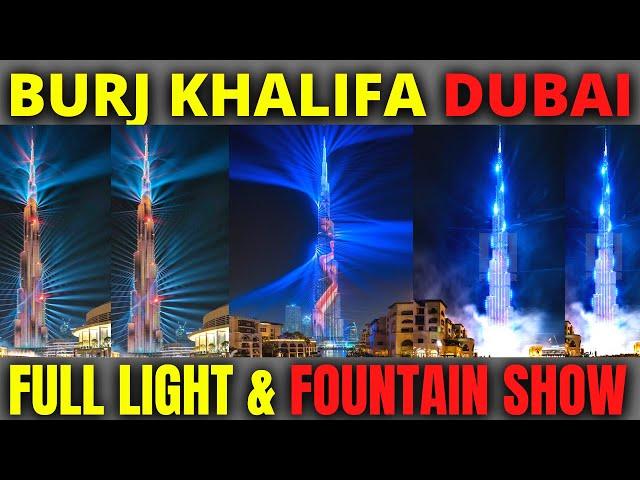 Burj Khalifa Light & Fountain Full Show Dubai 2021 | Dubai Tamizhan | #BurjKhalifa #Dubai