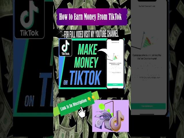 How To Earn Money From TikTok ||