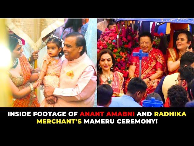 Anant Ambani And Radhika Merchant's Wedding Festivities Begins With Mameru Ceremony!