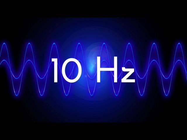 10 Hz clean sine wave BASS TEST TONE frequency