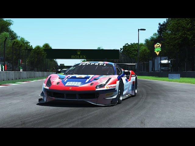 rFactor 2 - Mexico with updated AIW - Ferrari 488 GT3 - Gameplay