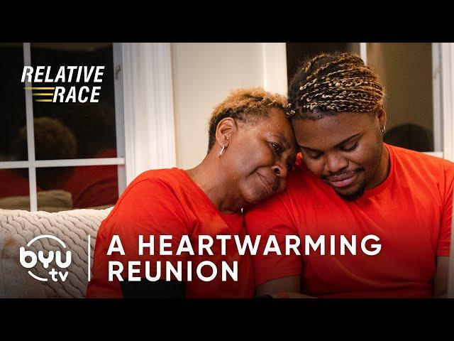 Son Meets Biological Mom For The First Time | Relative Race | BYUtv