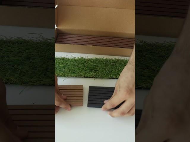 DECKO Deck Tile Sample Pack - DIY Outdoor Floor Tiles
