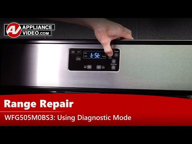 Whirlpool Range / Oven   - Diagnostics & Error Codes &  Troubleshooting