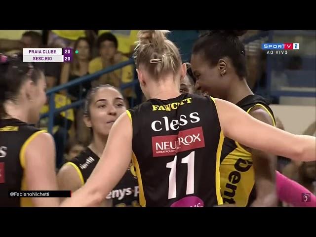 Nicole Fawcett - Praia Clube Highlights 2017/2018