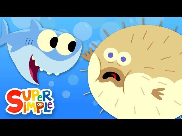 10 Little Fishies - Featuring Finny The Shark! | Kids Songs | Super Simple Songs