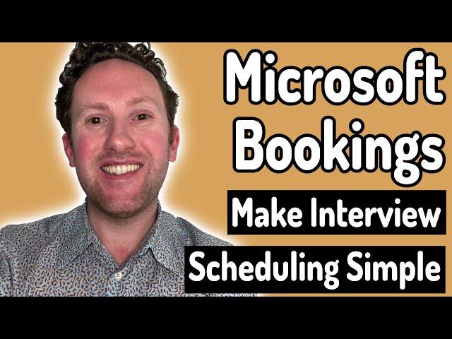 How to make scheduling interviews simple with Microsoft Bookings