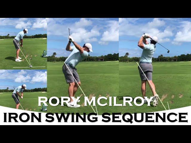 Rory Mcilroy's Iron Swing Sequence-Slow Motion