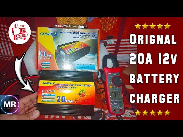 Suoer SP-1220A 12V Battery Charger Unboxing and Review