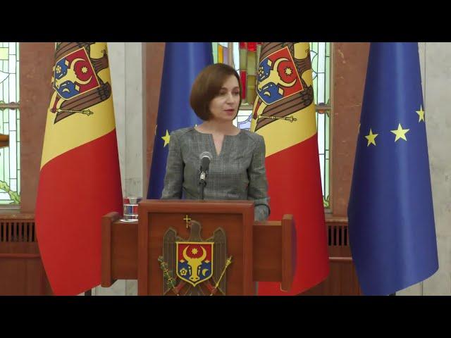 Briefing susținut de președinta Maia Sandu după ședința CSS din 11 noiembrie 2024