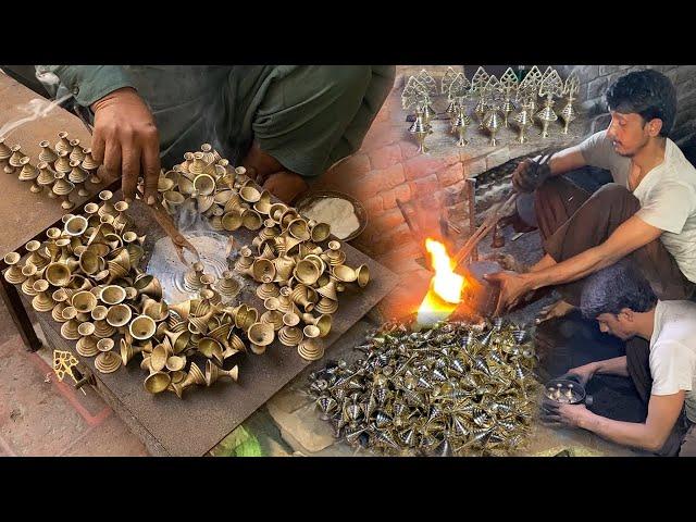 How Brass Surma Dani is Made in the Factory | Brass Pot for Surma Kajal Storing Crafted Eyeliner Pot