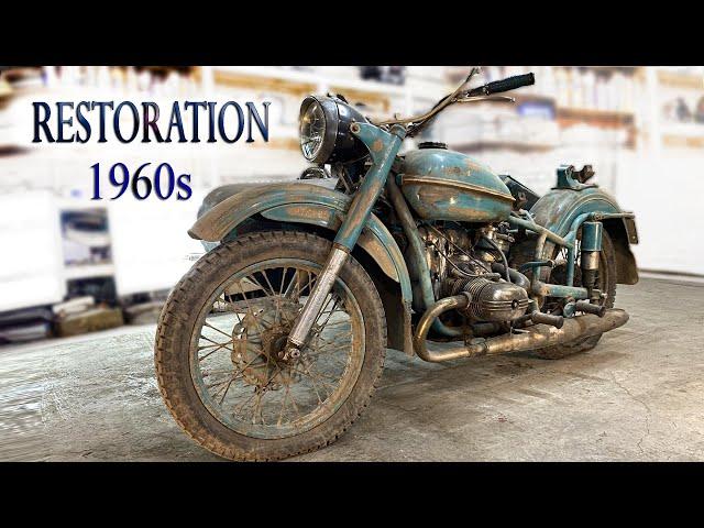 Old Soviet motorcycle full Restoration