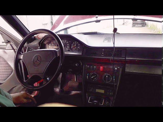 Mercedes-Benz W124 300D замена контактной группы на замке зажигания