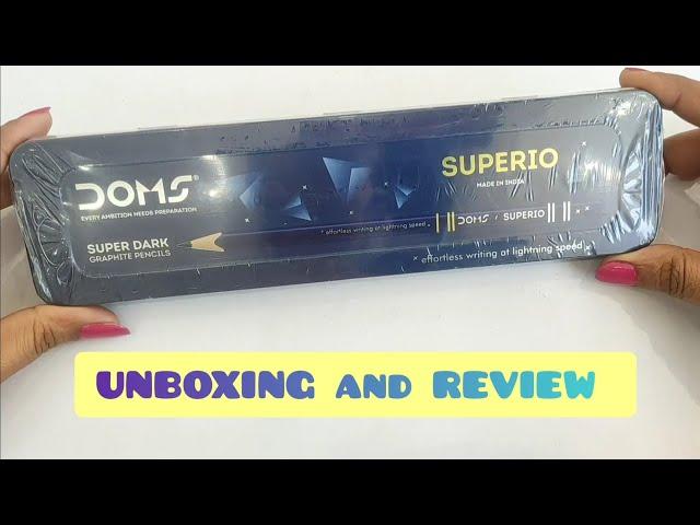 Unboxing New Doms SUPERIO Pencil Box #viral #stationery #@WondertoysStationery