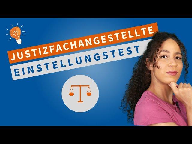 Einstellungstest Justizfachangestellte | Das musst du wissen! (2024) #einstellungstest #justiz