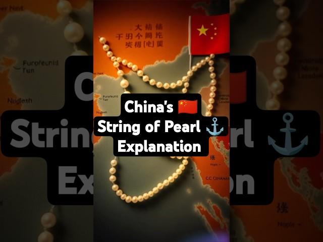 China String of Pearls Strategy | Beijing's Geopolitical Reach | India China Rivalry Tensions #India