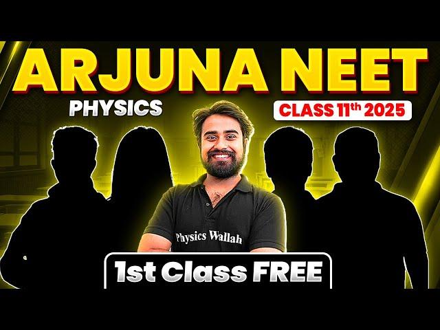 1st Class of Physics by Aayudh Sir || Arjuna NEET Batch 