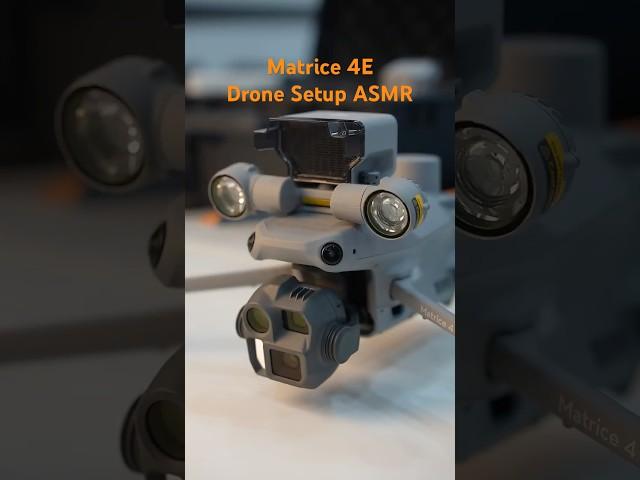 Drone Setup ASMR  Preparing the DJI Matrice 4E for Flight!