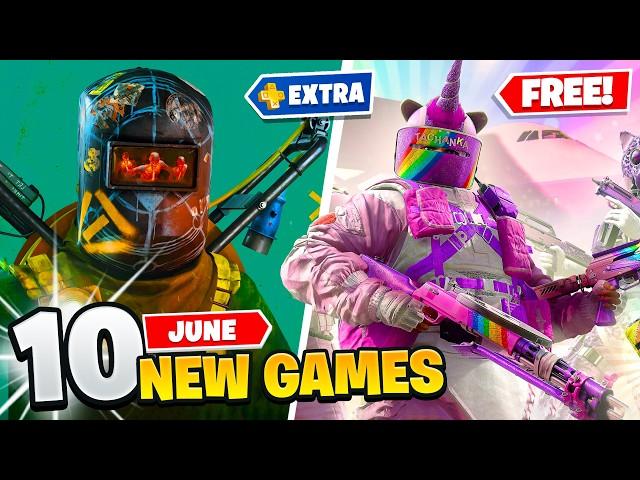 10 New Games June (3 FREE GAMES)