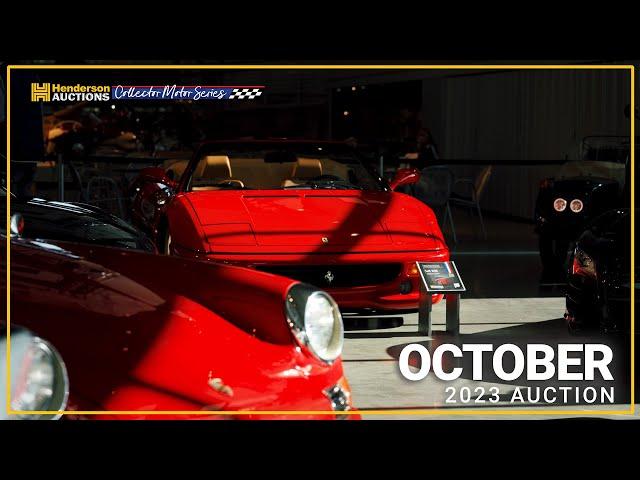 AUCTION SHOWREEL OCTOBER 2023 | Henderson Auctions Collector Motor Series