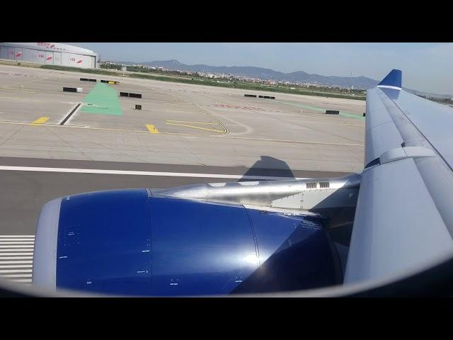 Delta A330-300 BCN to ATL takeoff