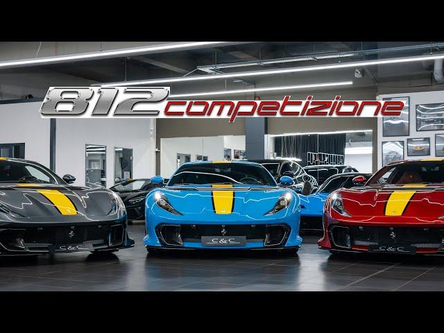 Ferrari 812 Competizione in Azzuro Le Castellet - Brutal Spec (Sound, Interior, Exterior)