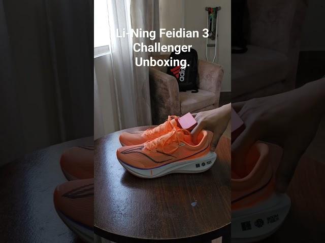 I'll run in them as soon as my ankle sprain recovers. #lining #feidian3challenger #runningshoes